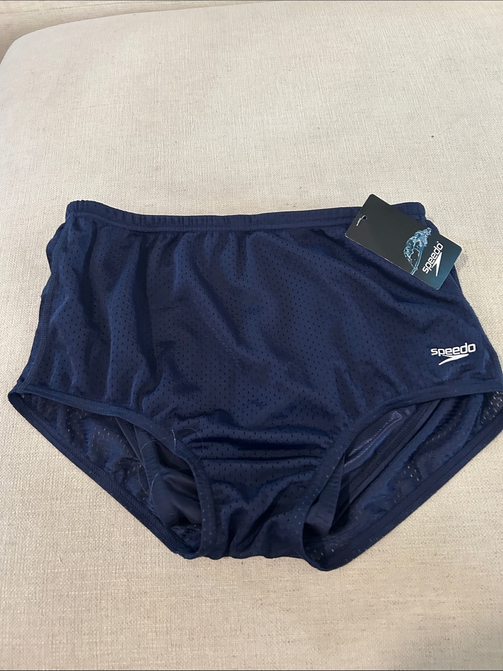 Speedo Poly Mesh Drag Suit, Navy Blue, Size 30, NWT #8705896412